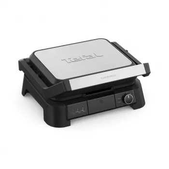 Tefal SuperGrill 3-in-1 GC510DE0 kontakta grils, 2000 W, Sudraba/Melns