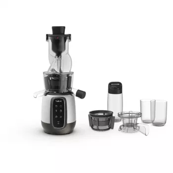 TEFAL ZC605D38 Lēnais sulu spiede 150W Cold Press 35 RPM Sudraba/Melna