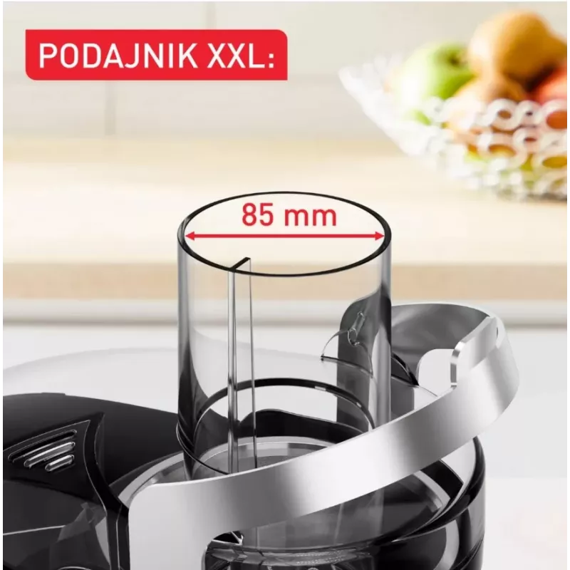 Tefal ZE660D10 Centrifugālā sulu spiede 800 W Melna/Sudraba
