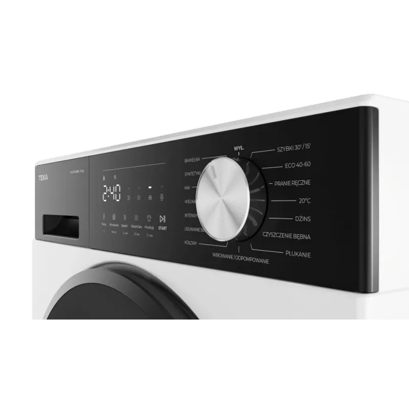 TEKA WM 20841 W PL Front Load Washing Machine, 8 kg, 1200 rpm, White