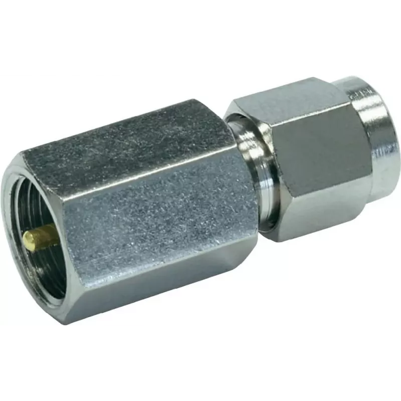 Telegärtner Inter-Series koaksiālais adapteris SMA male uz FME male 50 Ohm
