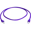 Telegärtner MP8 FS 500 Cat 6a S/FTP tīkla kabelis, RJ-45 male to RJ-45 male, 0,5 m, violets, snagless