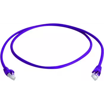 Telegärtner MP8 FS 500 Cat 6a S/FTP tīkla kabelis, RJ-45 male to RJ-45 male, 0,5 m, violets, snagless