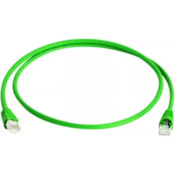 Telegärtner MP8 FS 600 Cat.7 S/FTP savienojuma kabelis, RJ-45 tētis uz RJ-45 tētis, 25 m, zaļš L00006A0039