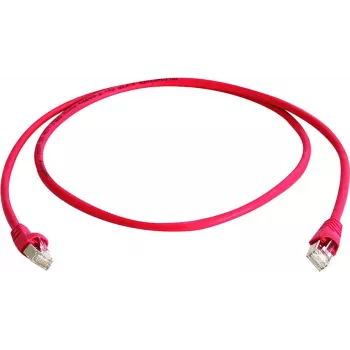 Telegärtner MP8 FS 600 krustotais tīkla kabelis RJ-45 male uz RJ-45 male 2 m SFTP Cat.7 sarkans