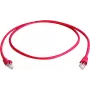 Telegärtner MP8 FS 600 krustotais tīkla kabelis RJ-45 male uz RJ-45 male 2 m SFTP Cat.7 sarkans