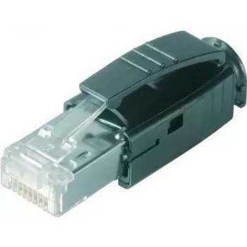 Telegärtner STX RJ45 spraudnis Cat.5e 8P8C krimpējams, caurspīdīgs, 1 gab. J80026A0001