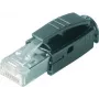 Telegärtner STX RJ45 spraudnis Cat.5e 8P8C krimpējams, caurspīdīgs, 1 gab. J80026A0001