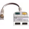 TELEGÄRTNER T-Adapter Cat5e uz 100Base-T/ISDN RJ45 sadalītājs (J00029A0013)