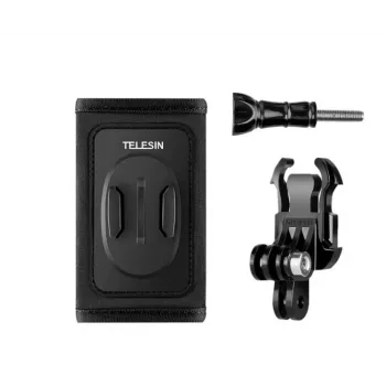 TELESIN Backpack Strap Mount ar J-Hook stiprinājumu GoPro/Osmo Action (GP-BPM-003)