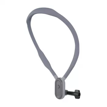 TELESIN Kakla siksna sporta kamerām un telefoniem - Magnētiskā ātrā atvienošana, ergonomisks dizains, Melns