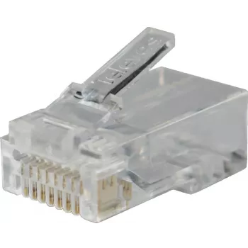 TELEVES RJ45 vīrišķais Pass-Through UTP Cat6 savienotājs (209906)