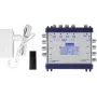 Telmor Multiswitch TT 5/8 terminālis – 5 ieejas (4 SAT + 1 TER) uz 8 izejām, DiSEqC 2.0, metāla korpuss