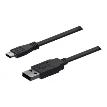 Teltonika USB 2.0 kabelis, USB-A vīrietis uz Micro-USB vīrietis (melns, 0,8 m)