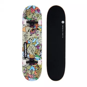 Tempish Crazzy Skateboard - 31 collu kļavas dēlis, ABEC-7 gultņi, 54mm 99A riteņi
