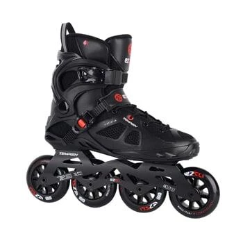 Tempish Ezza 90 Inline Skates – 90 mm Riteņi, ABEC 9, EU 45, Melns/Pelēks/Zaļš