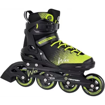 Tempish WOX Inline Skates Green/Black EU 45 - Fitness Skates ar 84mm riteņiem un ABEC 7 gultņiem