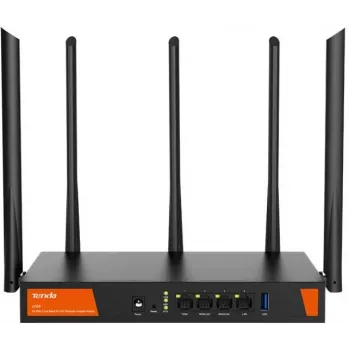 Tenda W30E AX3000 Wireless Router Gigabit Ethernet Dual-Band (2,4 GHz / 5 GHz) Black