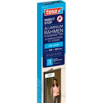 tesa Insect Stop tumši pelēks kukaiņu aizsieti durvīm 1,0 x 2,2 m 55192-00101-00