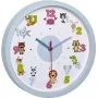 TFA 60.3051.14 Little Animal Kids Wall Clock - Light Blue - 30,9 cm - Quartz - Analog - Silent Sweep
