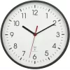 TFA 60.3550.01 Radio Wall Clock 24,5 cm x 4,2 cm Black