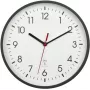 TFA 60.3550.01 Radio Wall Clock 24,5 cm x 4,2 cm Black