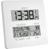 TFA Dostmann Time Line digitālais galda pulkstenis, balts, kvadrātveida (60.4509.02)
