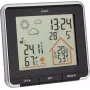 TFA LIFE Radio Weather Station ar iekštelpu/āra termometru un higrometru, melns/sudrabs