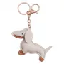 TFO Universal Phone Chain Beige Dachshund - regulējama šķērssomas siksna ar adapteri