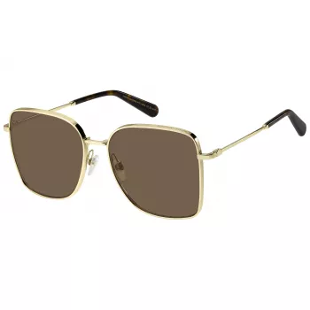 THE MARC JACOBS Sieviešu Saulesbrilles MARC829S01Q - Kvadrātveida Acetāta Rāmis, Pelēkas Polikarbonāta Lēcas, 58mm