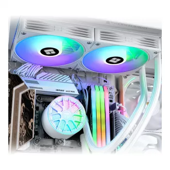 Thermalright Aqua Elite V6 RGB 240mm viss-vienā šķidruma dzesētājs (balts)