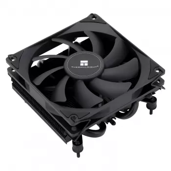Thermalright AXP90-X36 Black Zema profila CPU dzesētājs, 92mm PWM ventilators, ITX, Intel & AMD