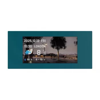 Thermaltake 6.0 collu LCD paneļa komplekts View 600 TG – melns, USB 2.0, 480x800, PC monitoring