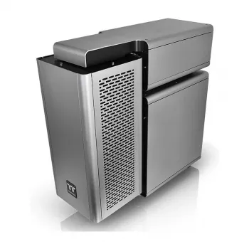 Thermaltake Level 20 rūdīta stikla izdevums pilna torņa korpuss, pelēks/melns, ARGB ventilatori