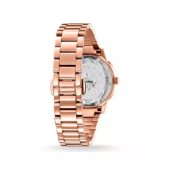 THOMAS SABO Sieviešu Pulkstenis WA02152652093 33mm Roze Zelts Nerūsējošais Tērauds Siets