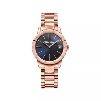 THOMAS SABO Sieviešu Pulkstenis WA02152652093 33mm Roze Zelts Nerūsējošais Tērauds Siets