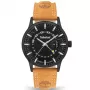 Timberland vīriešu pulkstenis TDWGB2201504 Henniker II 42mm zils ciparnīca brūna ādas siksniņa kvarcs