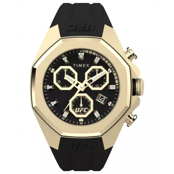 TIMEX Expedition North Field Post Solar vīriešu pulkstenis TW2W69800 45mm melns ciparnīca ādas siksniņa