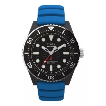 Timex Expedition North Field Post Solar vīriešu pulkstenis TW2Y02500 - 43mm melns ciparnīca, zaļa auduma siksna, safīra stikls