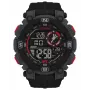 TIMEX Vīriešu Digitālais Kvarca Pulkstenis TW5M53700 50mm Melns Sveķi Silikons