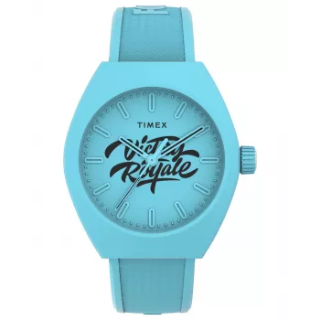 TIMEX vīriešu lauka pulkstenis TW2W96900 40mm kvarca analogs brūna ādas siksna melns ciparnīca