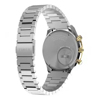 Timex TW2W64200 vīriešu kvarca pulkstenis ar brūnu ādas siksnu un melnu ciparnīcu, 40mm