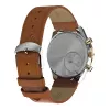Timex TW2W64400 vīriešu lauka pulkstenis 42mm, melns ciparnīca, brūna ādas siksna