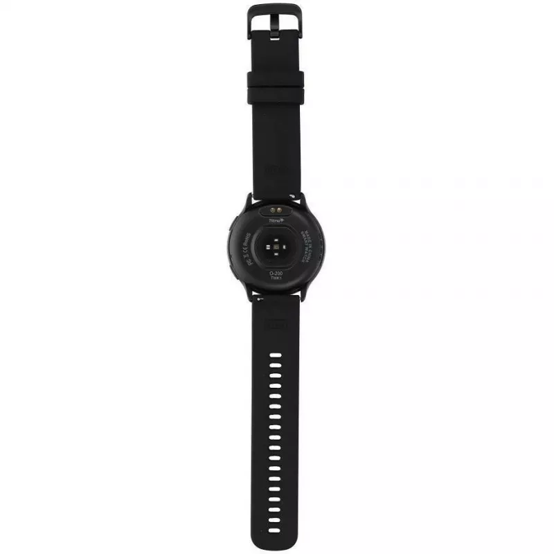 TITMO O-200 viedpulkstenis ar AMOLED, GPS, kompasu, Bluetooth, pulsa mērītāju, IP68, 400 mAh, melns