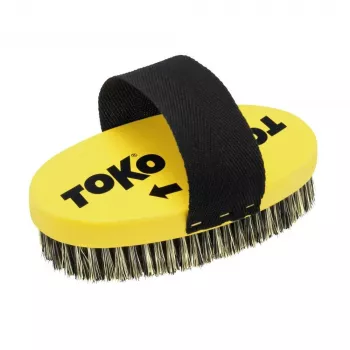 Toko Base Brush Oval Steel Wire - Slēpju un snovborda vaska birste