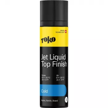 Toko Jet Liquid Cold Ski Wax 70ml - High Performance Liquid Wax for Cold Snow