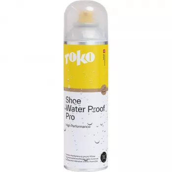 Toko Shoe Water Proof Pro 250ml - PFC-Free Waterproofing Spray for Leather, Suede, Nubuck, Textiles, Synthetics, Breathable Membranes