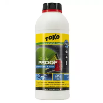 TOKO Tent and Pack Proof 1000 ml Refill - auduma impregnators un ūdensnecaurlaidības atjaunotājs teltīm, mugursomām, āra tekstilijām