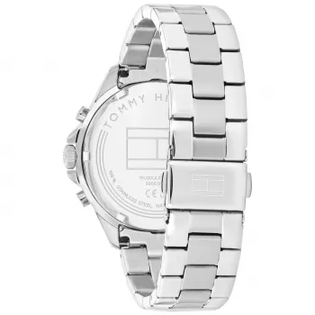 Tommy Hilfiger Damon Vīriešu Pulkstenis 40mm Nerūsējošais Tērauds Zils Ciparnīca