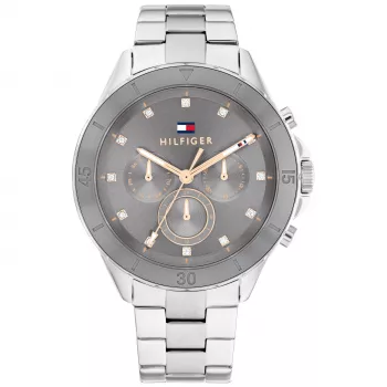 Tommy Hilfiger Damon Vīriešu Pulkstenis 40mm Nerūsējošais Tērauds Zils Ciparnīca